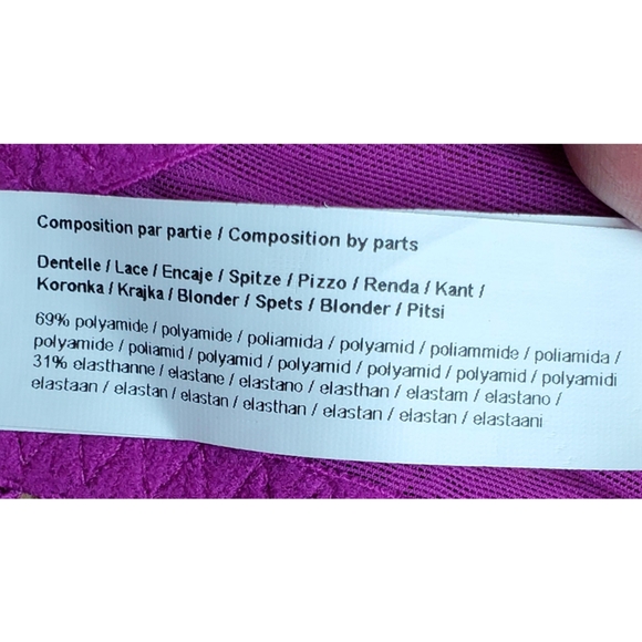 NWT Simone Perele karma spacer convertible underwire bra bougainvillea lace - Picture 12 of 14